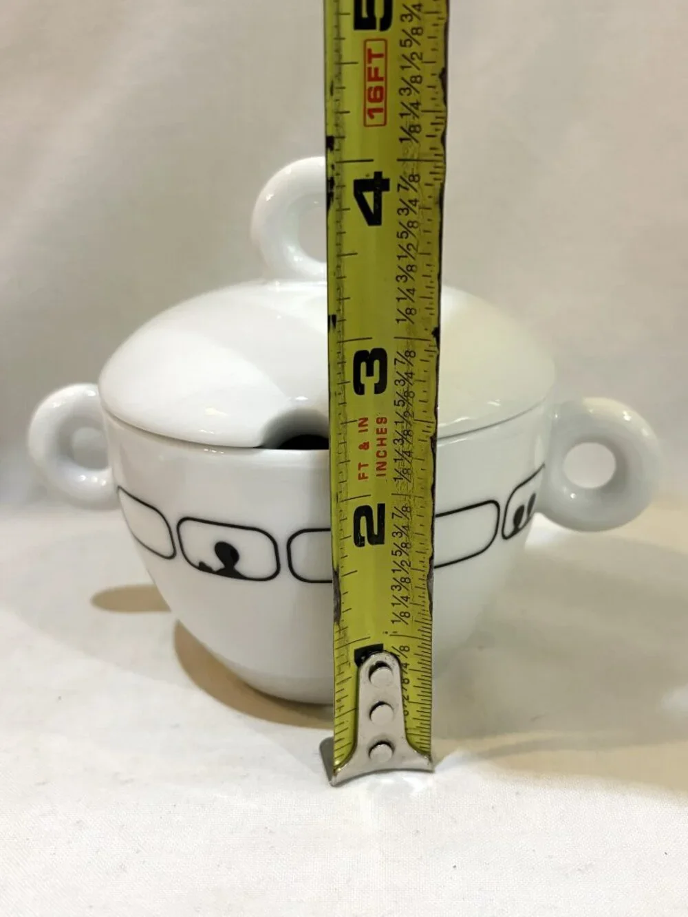 Illy Collection 2001 Aliens Sugar Bowl with Lid Designed David Byrne Signed